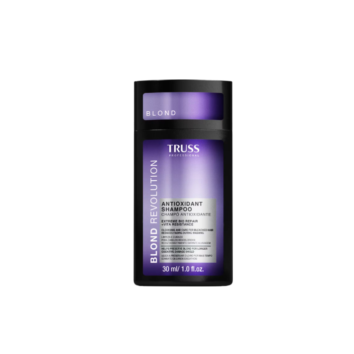 TRUSS Blond Revolution Shampoo Roxo Antioxidante Para Cabelos Loiros ...