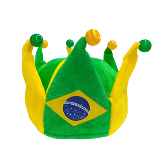 Cartola Chapeu Verde E Amarelo Brasil Copa Do Mundo Festa em Oferta na Shopee