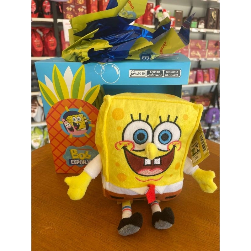Ovo de Páscoa ao Leite Chaveiro Bob Esponja 170g