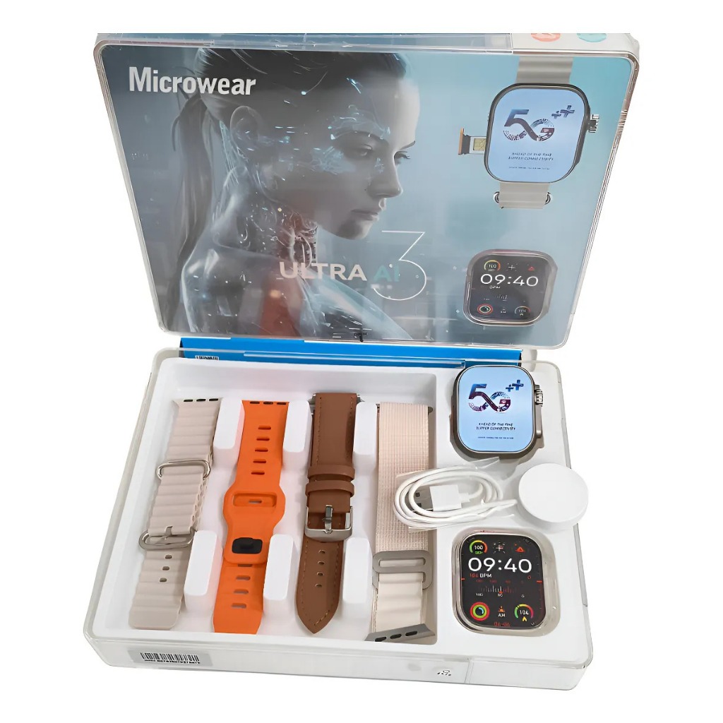 Smartwatch Ultra 3 Ai Chip 5g | Câmera | Wifi | 16gb | Relógio ...