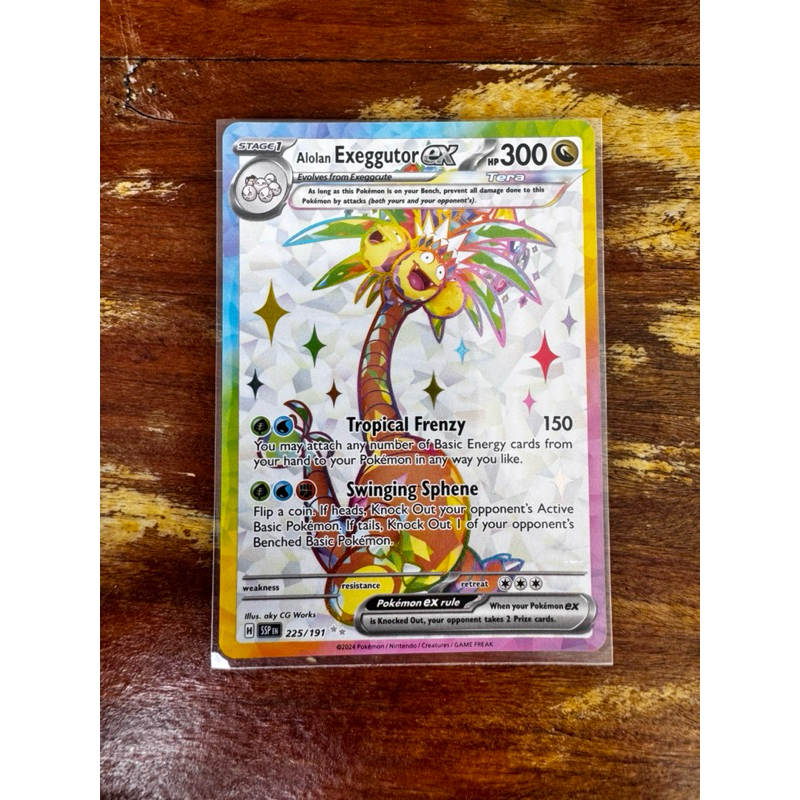 25th anniversary pokemon metal cards Alolan Exeggutor ex