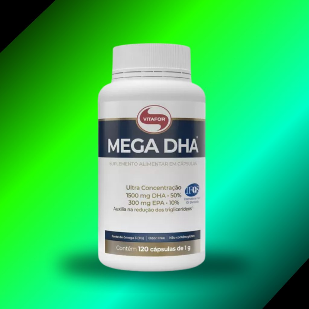 Mega DHA Vitafor 120 Cápsulas | Shopee Brasil