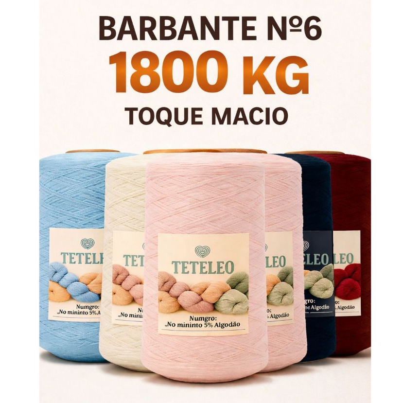 Barbante Nº 6 Sem Poeira Antialérgico 1800 kg – Alta Qualidade