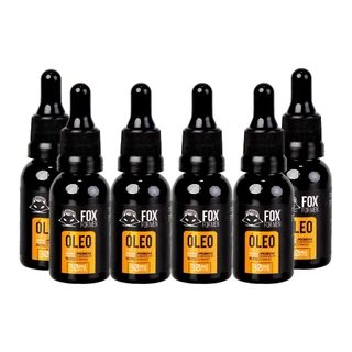6 UNI ÓLEO PARA BARBA FOX FOR MEN - HIDRATA FORTALECE O CONDICIONA OS FIOS DA BARBA