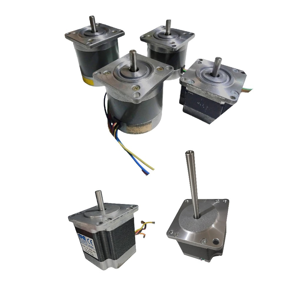 Motor de Passo Nema 23 / 4 Fios / D=6.3mm / D=8mm / 6kg - 12Kg / CNC / Laser / 3D