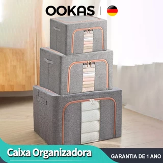 OOKAS Grande Capacidade Caixa Organizadora Prevenção Contra Poeira e Insetos Organizador De Roupas Armazenamento Categor em Oferta na Shopee