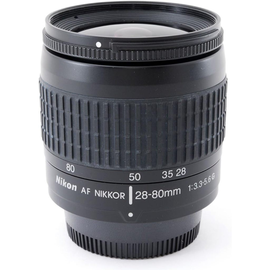 Nikon AF NIKKOR 28-80mm レンズ Nikon AF Nikkor 28-80mm f/3.3-5.6G Lente Zoom Preta Usado【Enviado