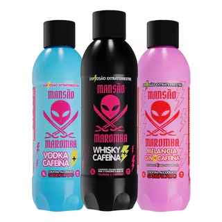 Kit Energético Bebida Mansão Maromba Enérgetico1 Litro Mansão Explosão de Sabores Meme do Momento Toguro