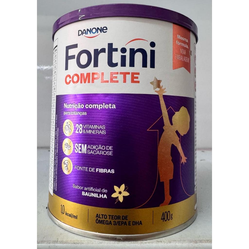 FORTINI COMPLETE LATA 400G SABOR BAUNILHA | Shopee Brasil