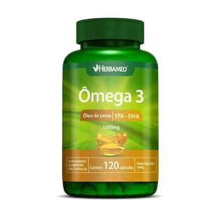 Ômega 3 1000 MG 120 Cápsulas Herbamed