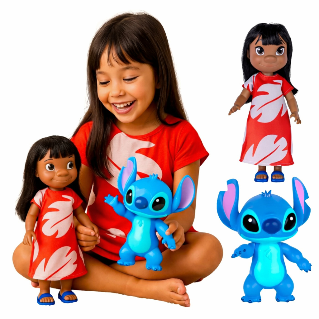 Bonecos Lilo e Stitch Disney – Coleção Infantil Encantador | Shopee Brasil