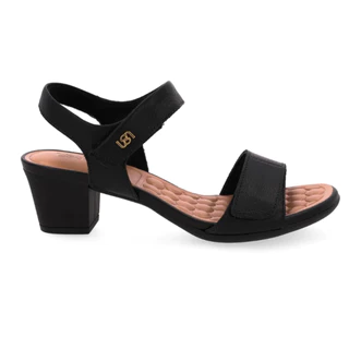 Sandália N35 Couro Preto Usaflex Feminina em Oferta na Shopee
