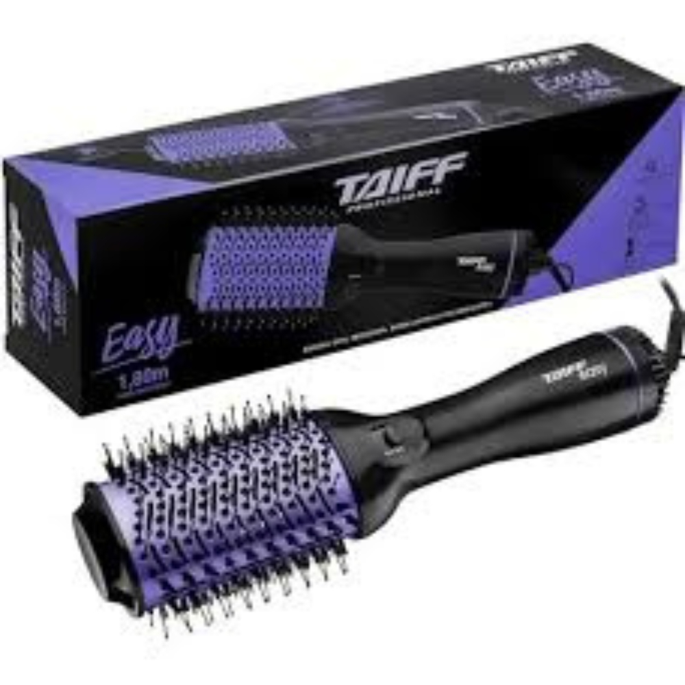 Escova Secadora Taiff Easy Oval 1200W, Preta/Lilás 127V | Shopee Brasil