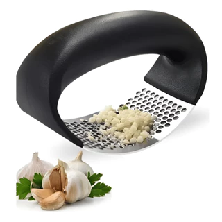 Espremedor Amassador Triturador Alho Inox Manual em Oferta na Shopee