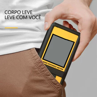 Trena A Laser Digital Medidor De Distancia Profissional 40m BOMVINK