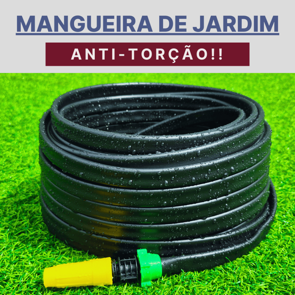 Mangueira de Jardim Anti-torção e Anti-Dobras - 5m a 30m! | Shopee Brasil