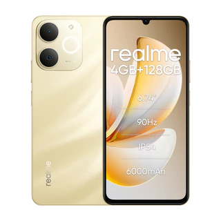 Realme Note 70 4G, Versão Global, 4+128GB RAM, Processador Unisoc T7250