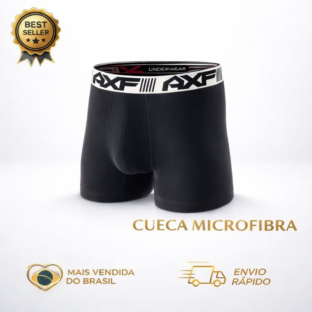 Kit 5 Cuecas Masculinas Box Boxer Laycra