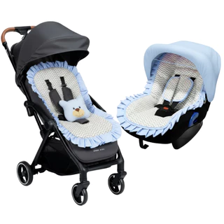 Kit Capa de Bebe Conforto + Capa de Carrinho + Protetor de Cinto + Capotar Solar Tamanho Universal em Oferta na Shopee