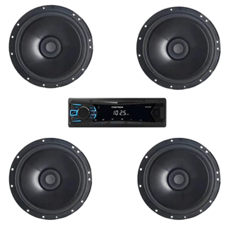 Rádio Positron Sp2230 Bt + 4 Alto Falantes Bbr 6 Polegadas em Oferta na Shopee