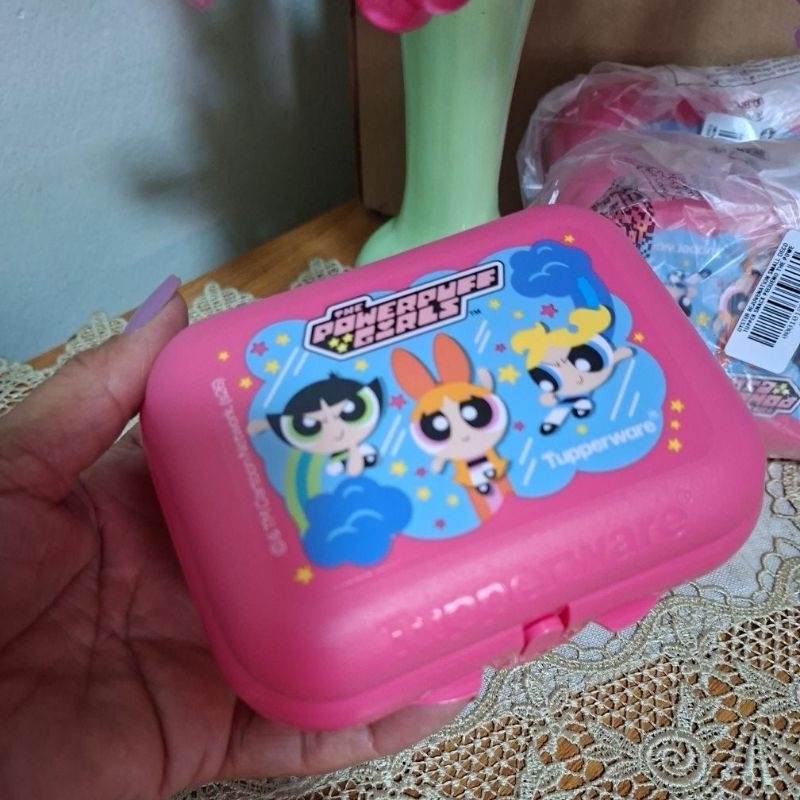 PORTA SANDUÍCHE INFANTIL SNACK PEQUENA THE POWERPUFF GIRLS TUPPERWARE ...
