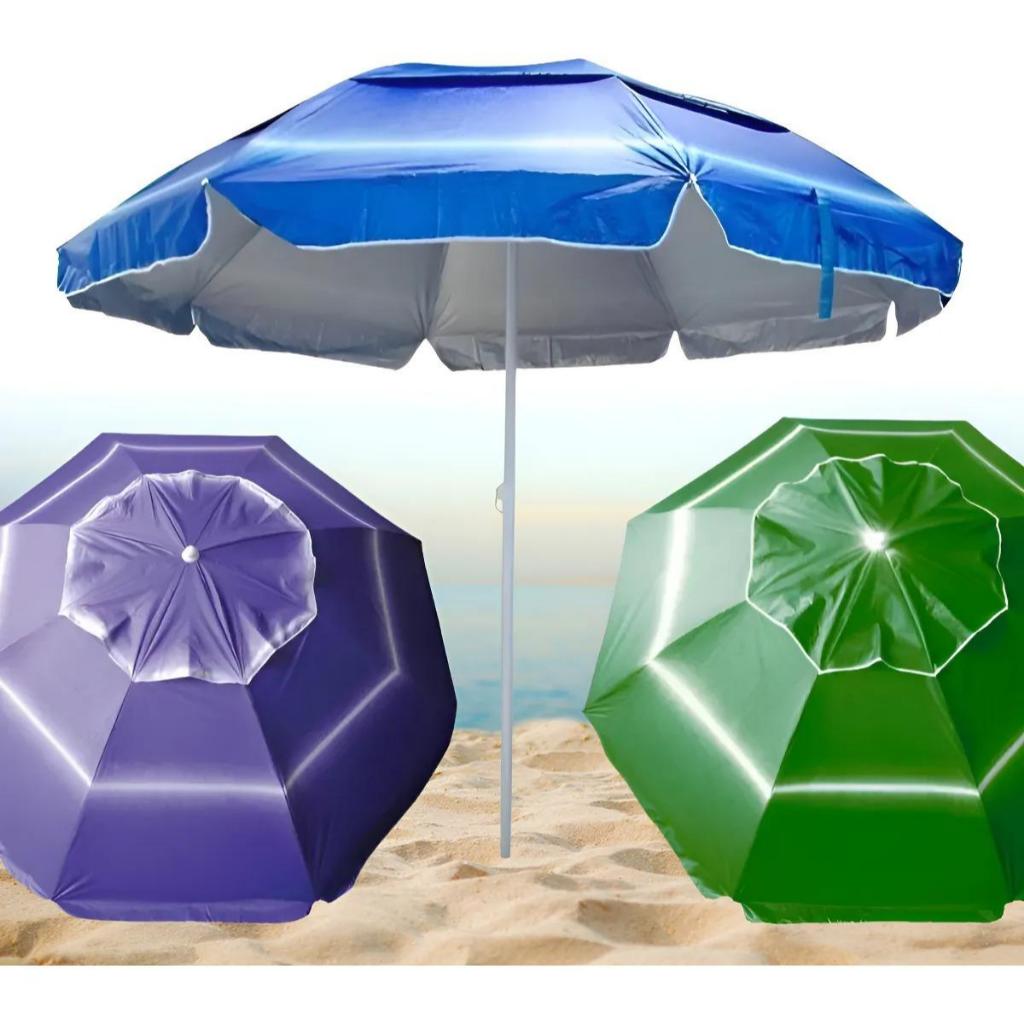 Guarda-sol Grande 1,90m Praia Piscina Reforçado Uv Verão | Shopee Brasil