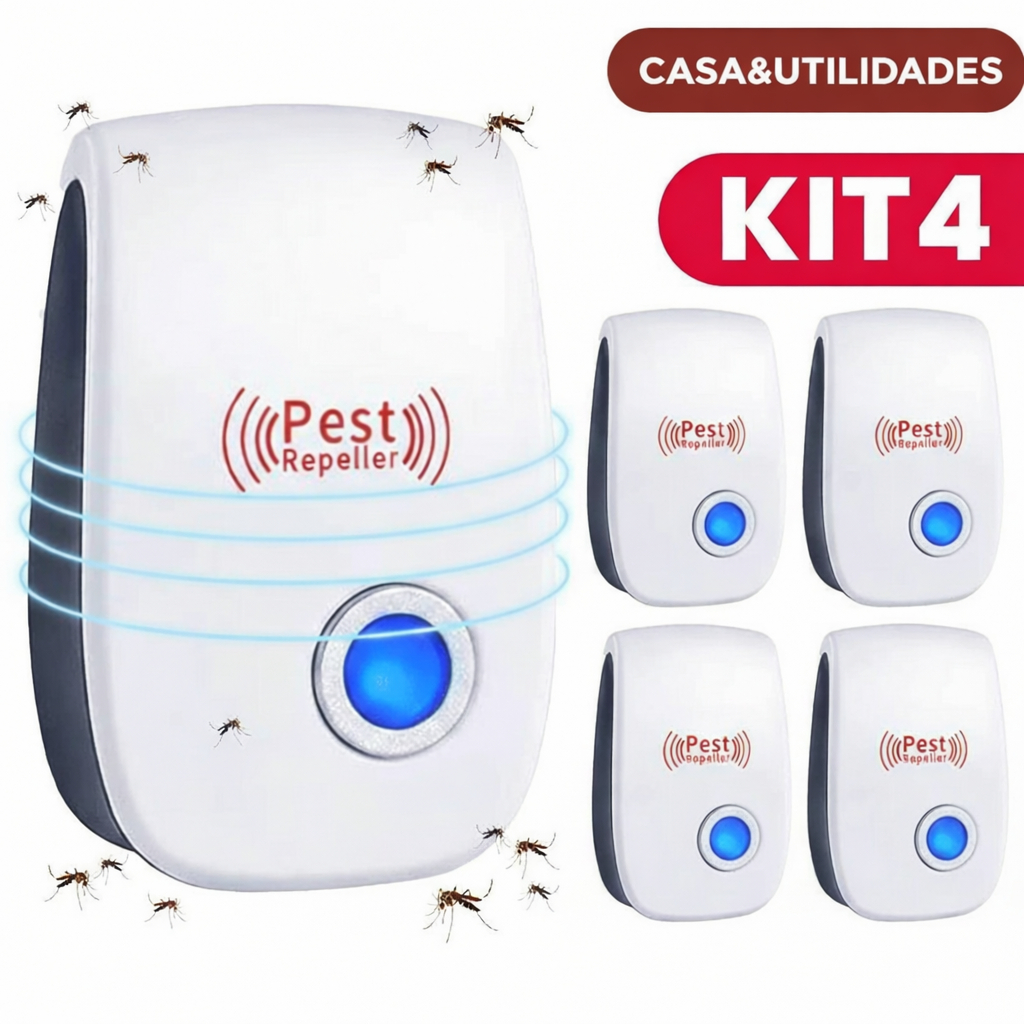 Repelente Eletrônico Ultrassônico para Ratos e Insetos Bivolt Uso ...