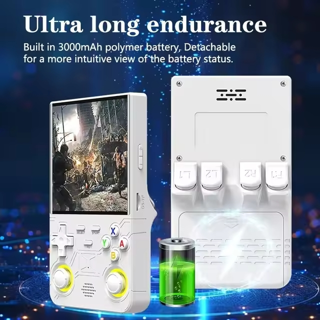R36 ULTRA Console Portátil Jogos Vídeo Game 128GB Linux I Tela IPS