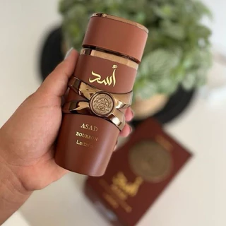 Perfume Árabe Lattafa Asad Bourbon Eau de Parfum Marrom Original - 100ml em Oferta na Shopee