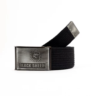 Cinto Black Sheep Lona Premium Preto Masculino Street Skate Resistente Ajustável