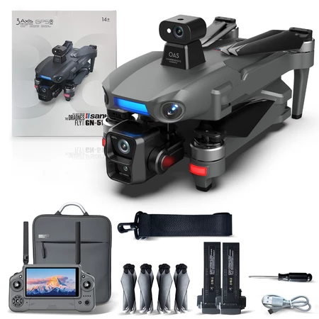 1080P 4K Drone Com GPS Inteligente Bateria De 50 Minutos E Alcance De 6KM – Com 2 Baterias