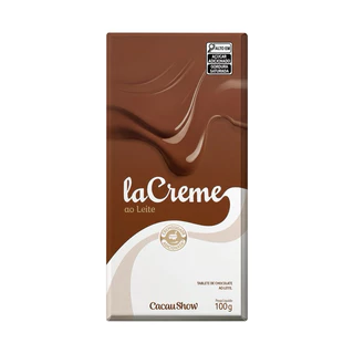Barra Lacreme de Chocolate ao leite 100g Cacau Show em Oferta na Shopee