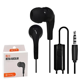 Fone De Ouvido Com Microfone Conector de fone de ouvido de 3,5 MM Branco Preto Vermelho 1,3 Metros em Oferta na Shopee