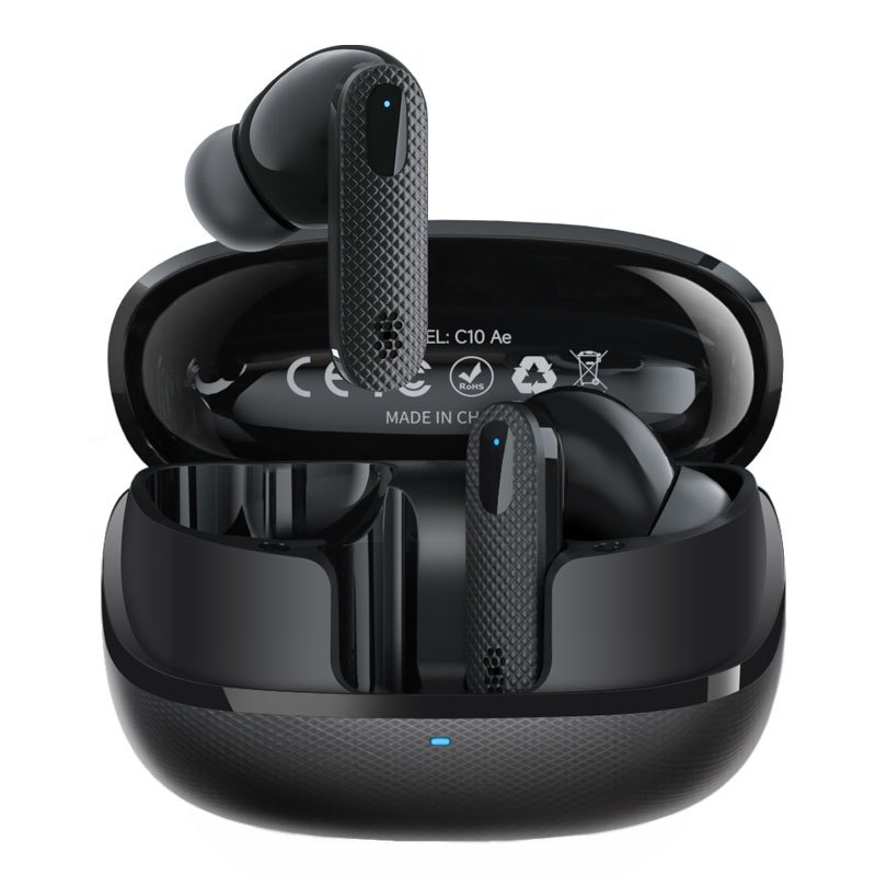 Fineblue C10 Ae Fones de Ouvido Bluetooth ANC 4 Microfones 25H