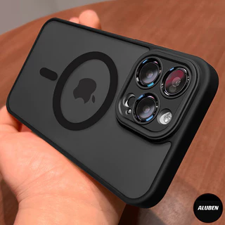 Capa De Choque Magsafe Magnética Capinha fosca De Celular Compatível com smartiphones 16 11 12 13 14 Pro Max 15 17