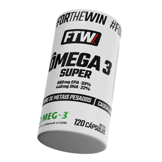 Ômega 3 Super | EPA:DHA 33:22 | Alta Concentração | Saúde Cardiovascular e Cognitiva - FTW