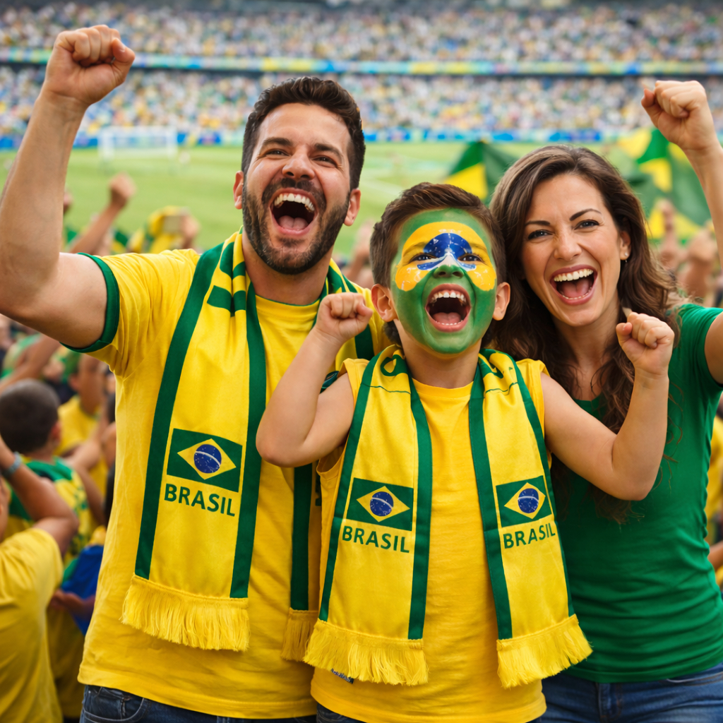 Faixa Cachecol Brasil Torcida Copa Futebol Com Franja | Shopee Brasil
