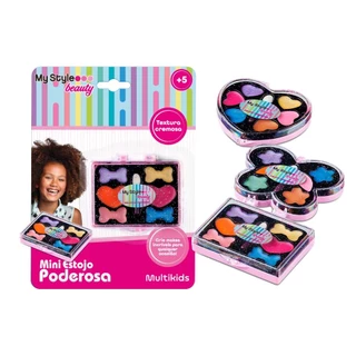 Estojo de Maquiagem Infantil My Style Beauty Mini Estojo Poderosa +5 Anos Multikids - BR1328 em Oferta na Shopee
