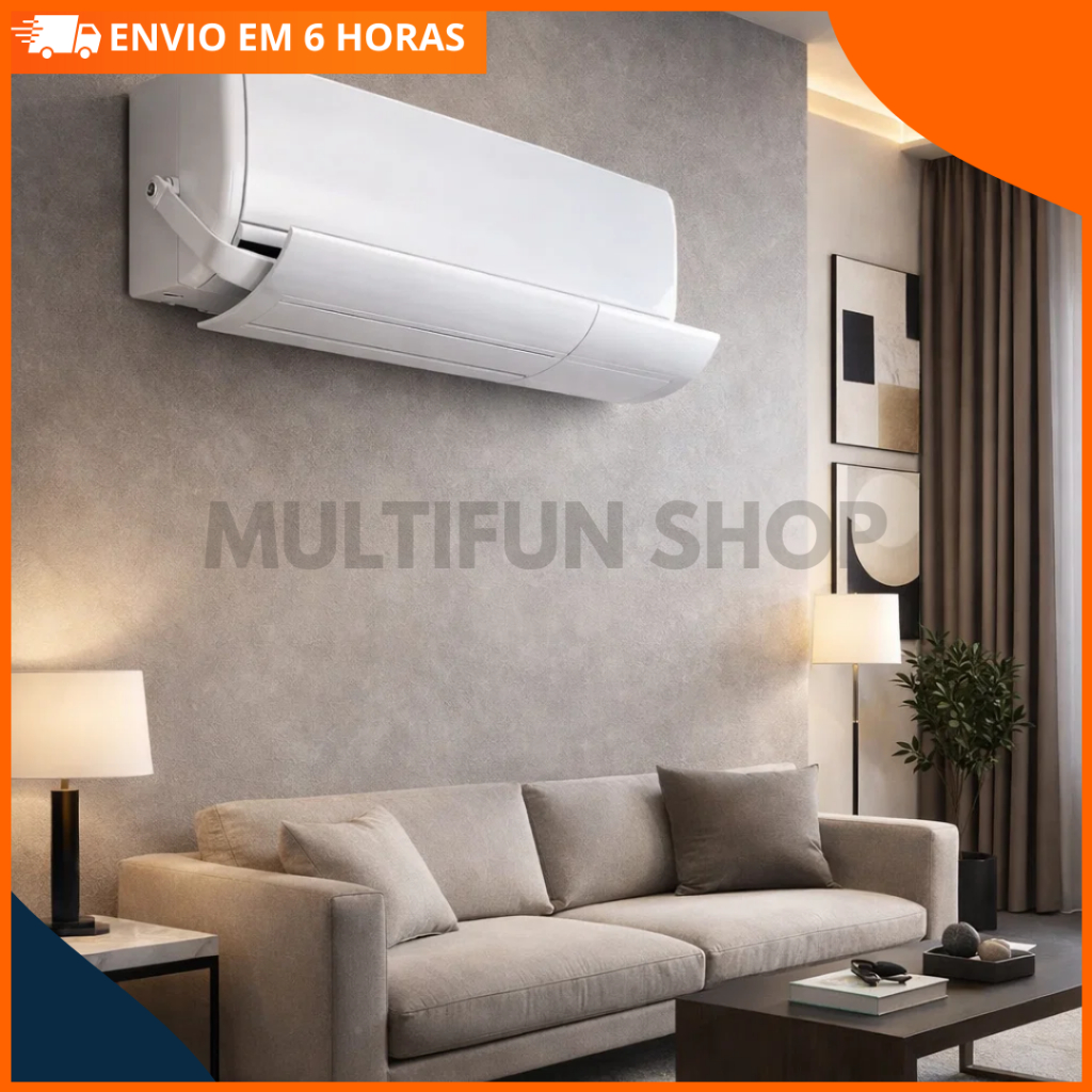 Defletor para Ar Condicionado Universal Ajustável 103x19x18cm – Mais ...