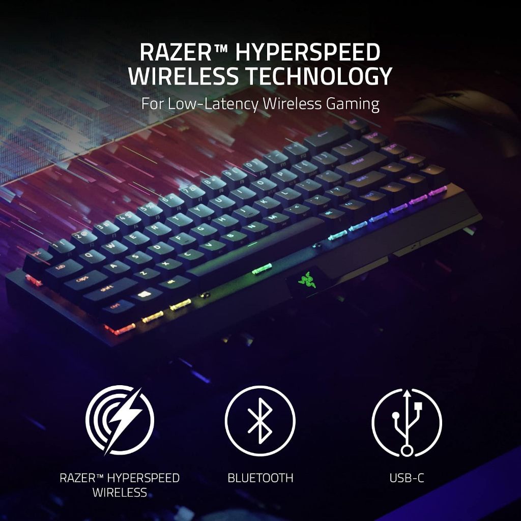 TECLADO Razer BlackWidow V3 Mini HyperSpeed 65% (CAIXA ABERTA