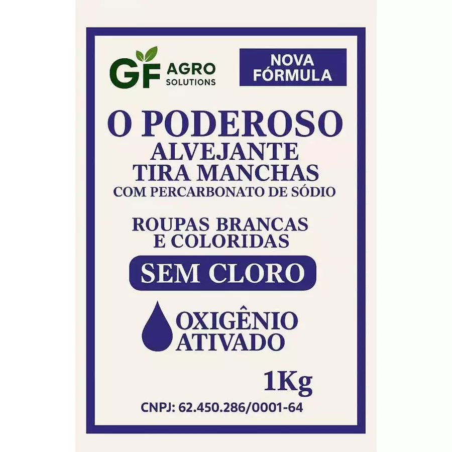 Kit 5 KG Alvejante Poderoso com Percarbonato de Sódio - Tira Manchas Roupas Brancas e Coloridas — foto 5