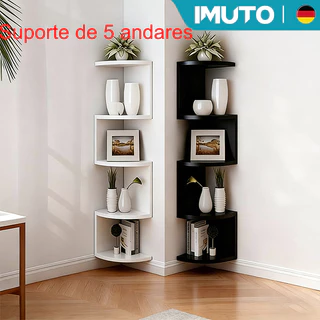 Prateleira De Canto Reto Branco Estante Livros Nicho, Nicho Parede Flutuante 4 Níveis Organizador Decorativo Estant 80cm em Oferta na Shopee