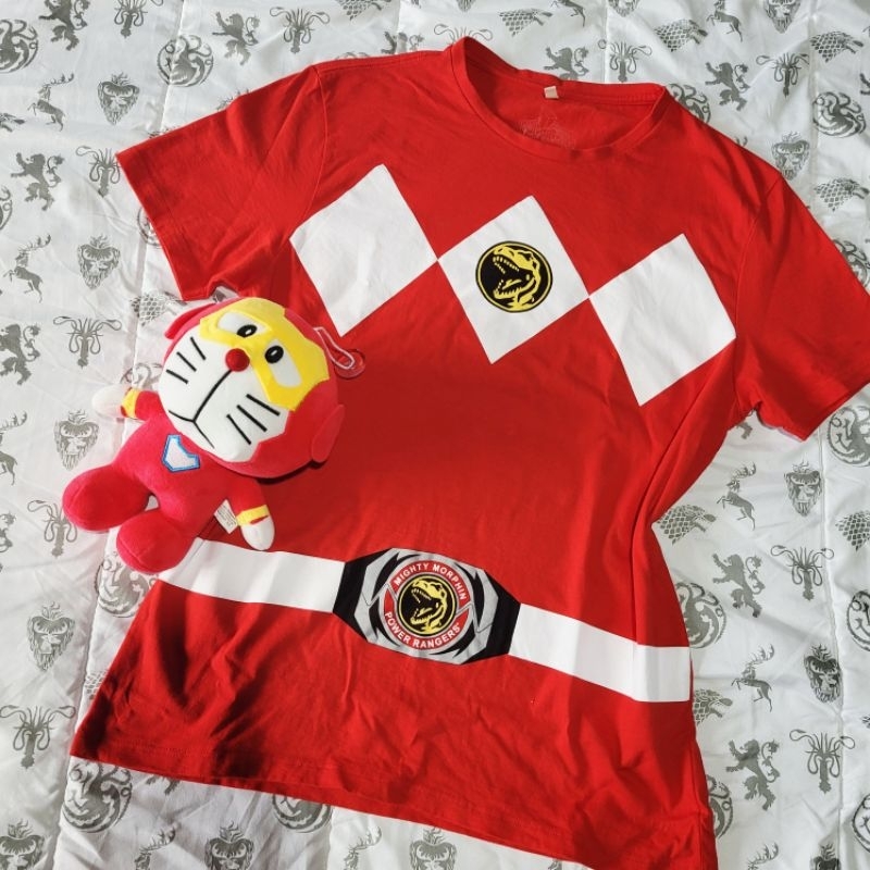 Kit Geek Camiseta Power Rangers Vermelho Original C&A Tamanho P ...