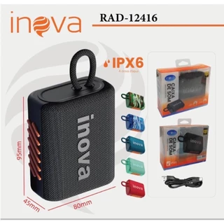 Inova Caixa De Som Bluetooth Portátil Ipx6  Com Led Som Potente 16W Bateria 2400mAh em Oferta na Shopee