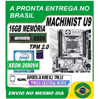 KIT XEON TPM 2.0, MACHINIST X99 U9+XEON2680V4+16GBDDR4