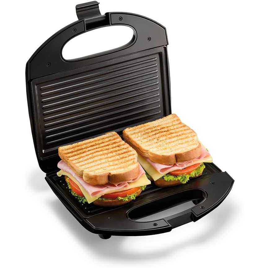 Sanduicheira e Grill Brunch Time 2 em 1 Elgin Antiaderente Preta