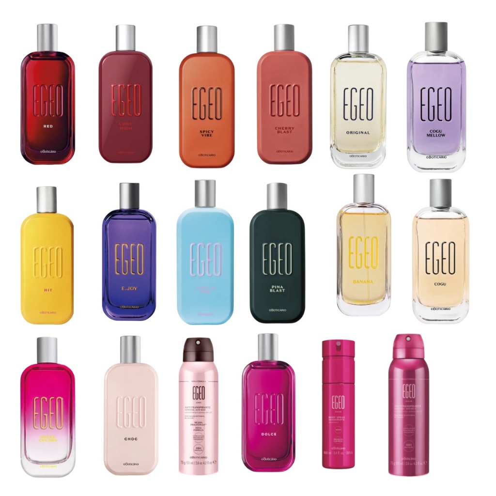 PERFUME O BOTICÁRIO EGEO ORIGINAL, SPICY VIBE , CHERRY BLAST, HIT