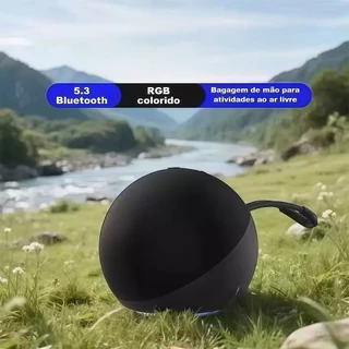 Caixa de som com Bluetooth, Led modelo  DE UM APARELHO SUPER BASS em Oferta na Shopee