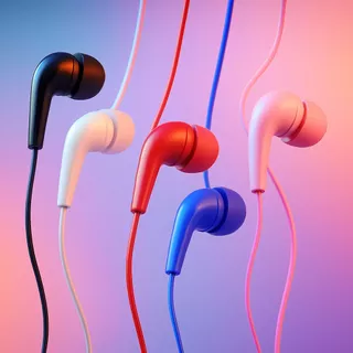 Fones de Ouvido Coloridos Stereo Headphone Com Microfone