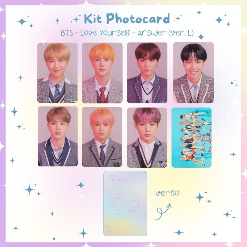 bts love yourself: answer photocard original kpop em Promoção na